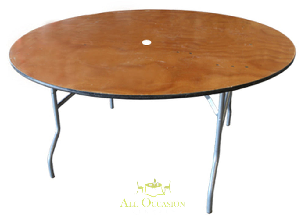 TABLE 60 inch Round with Umbrella Hole